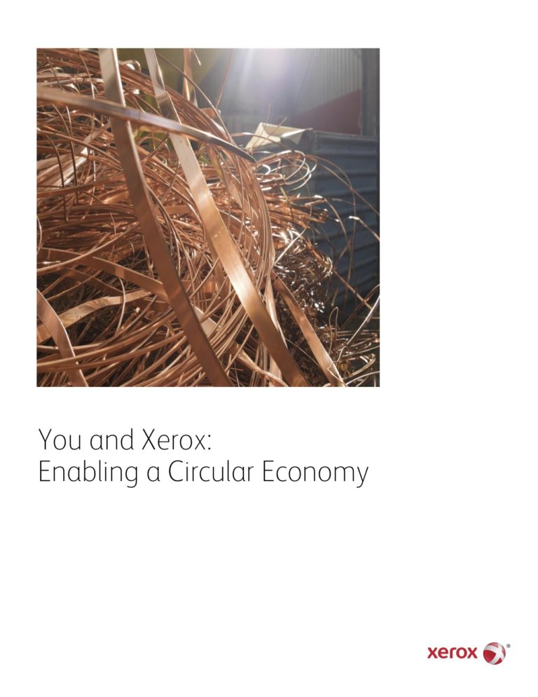Enabling A Circular Economy, Xerox, Environment, Impressions Office Solutions, Aspen, Glenwood Springs, CO, Colorado, Dealer, Reseller, Agent