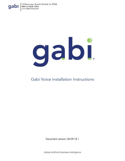 installation instructions, Xerox, Gabi Voice, Impressions Office Solutions, Aspen, Glenwood Springs, CO, Colorado, Dealer, Reseller, Agent